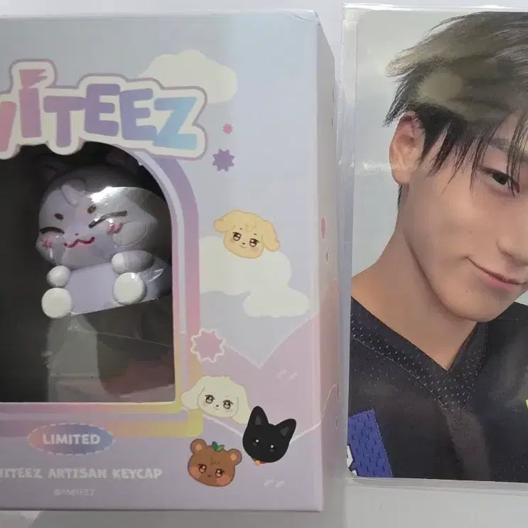 에이티즈 ateez aniteez atisan keycap+san 포카 1