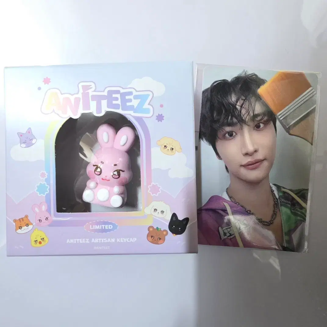 에이티즈 ateezxaniteez atisan 키캡+성화5만포카 1