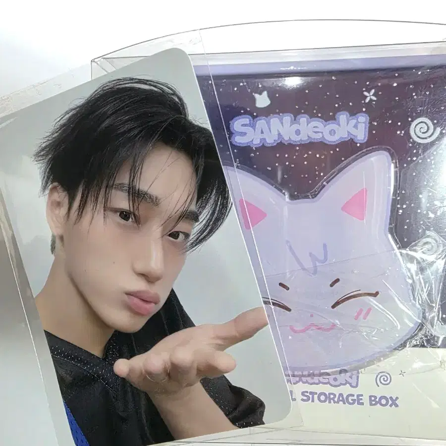 에이티즈 x 애니티즈 산덕이컬러풀수납함(산포카포함)