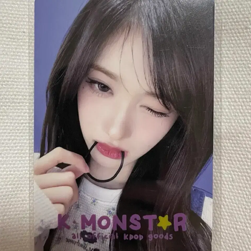 아이브 이서 케이몬스터 대만 포카 미공포 특전 kmonstar
