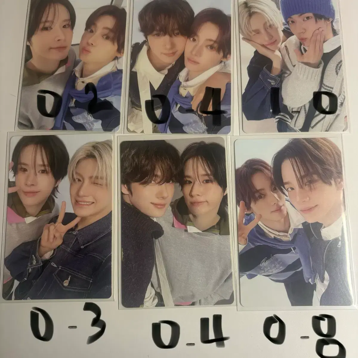 투어스 유닛포카 훈훈즈 한류즈 지니즈 미니후니 캣멍즈 탱글즈 1