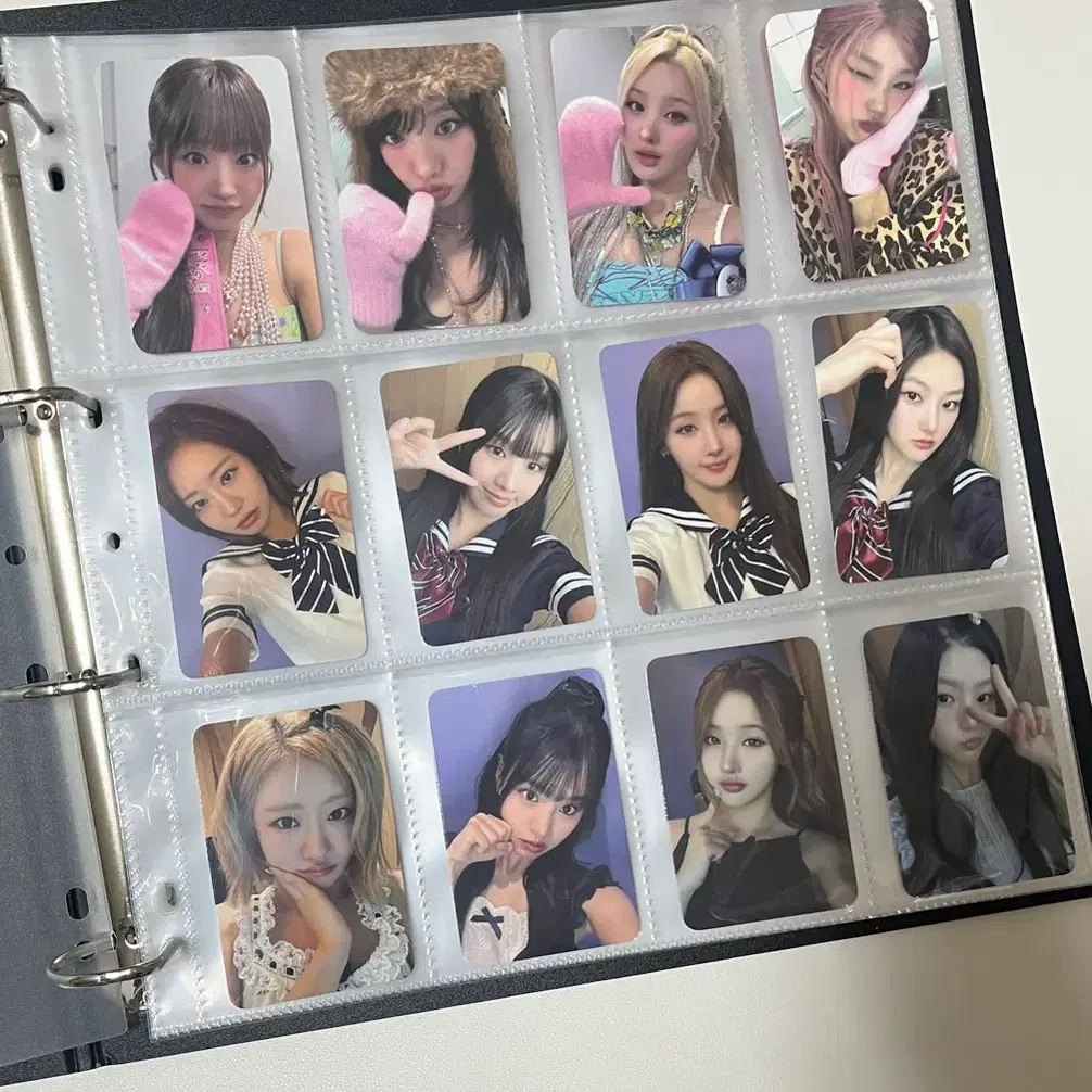 12포켓 포카 바인더 아이브 보넥도 아일릿 투바투 엔시티 세븐틴 르세라핌