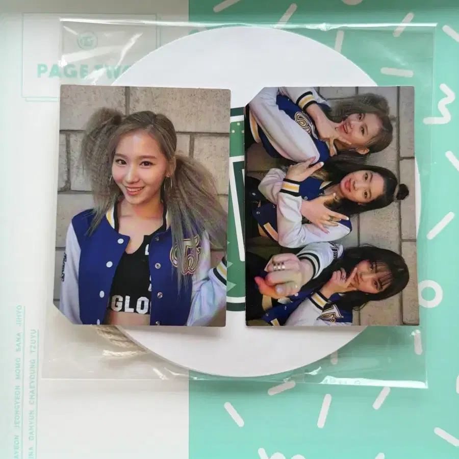 트와이스 치얼업 앨범 사나 지효 다현 포카 3