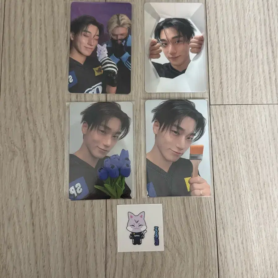 에이티즈 애니티즈인컬러 팝업 1주차 입장포카 산민기 산 최산 산덕이