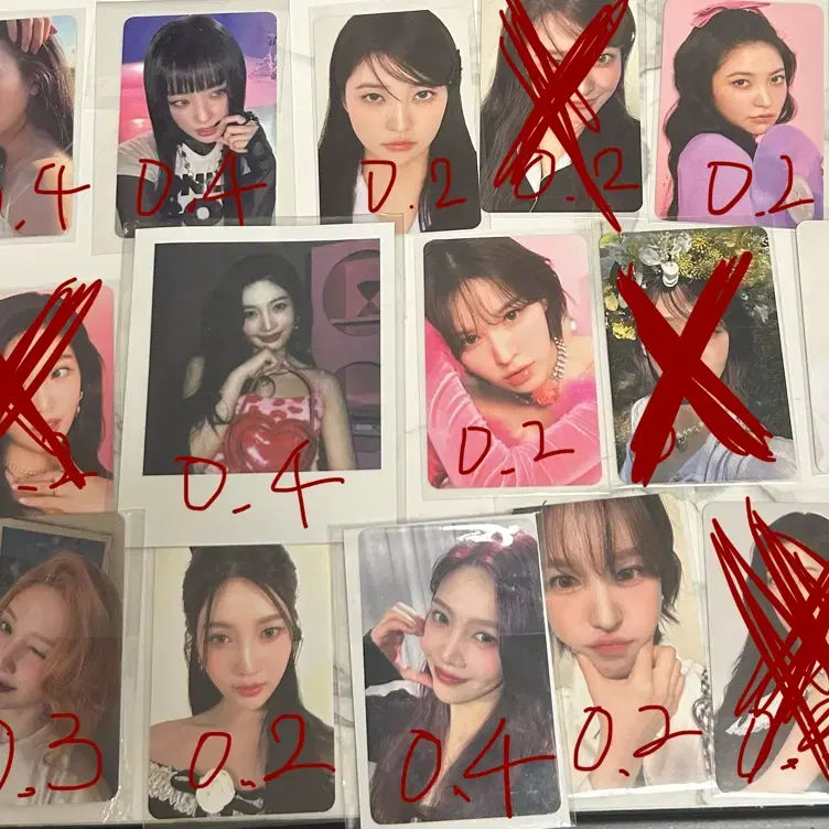 레드벨벳 포카(아이린,슬기,예리,조이,웬디), 앨범 등