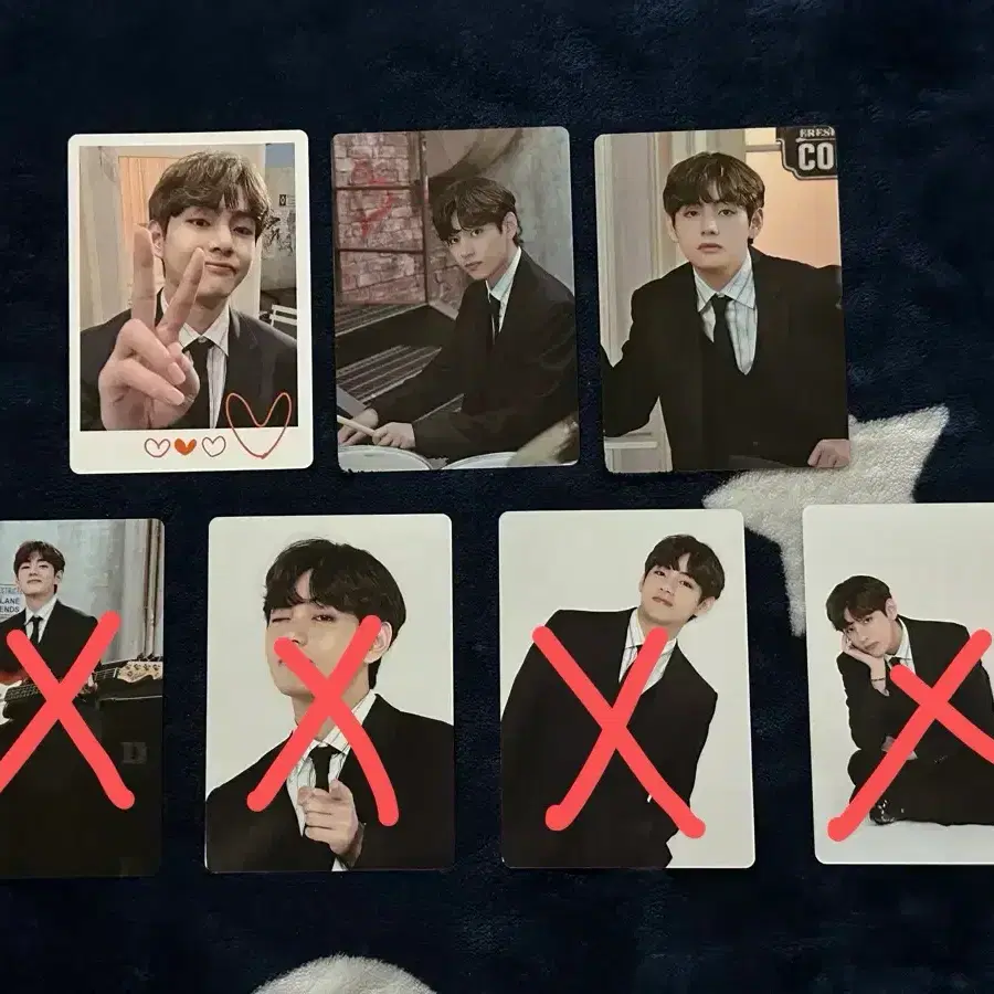급처) 방탄소년단 방탄퍼투댄 방탄미니포카 방탄포카 bts 6