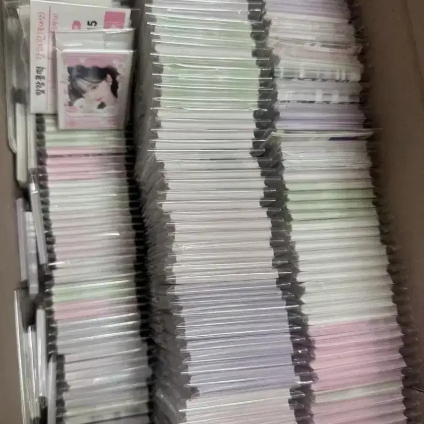 (재고정리 2배이상)이아이브 비공굿 랜박  포카 포토카드 도무송 찌라시 11
