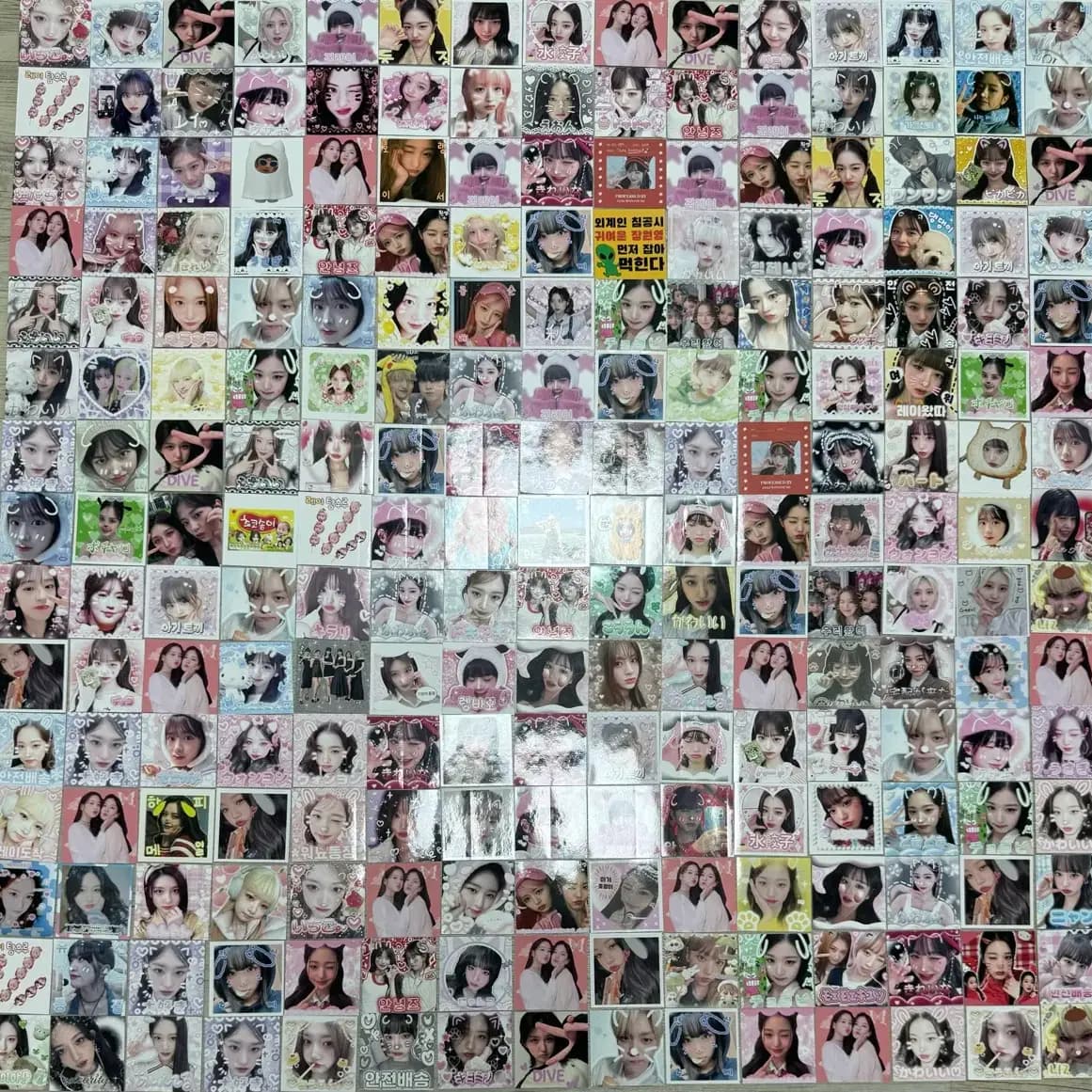 (재고정리 2배이상)이아이브 비공굿 랜박  포카 포토카드 도무송 찌라시 8