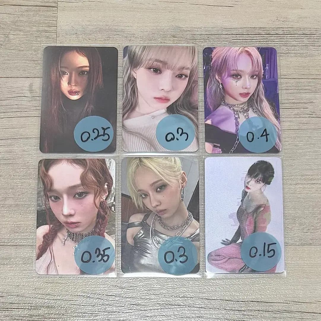 에스파 포카 포토카드 카리나 윈터 지젤 닝닝 판매 2