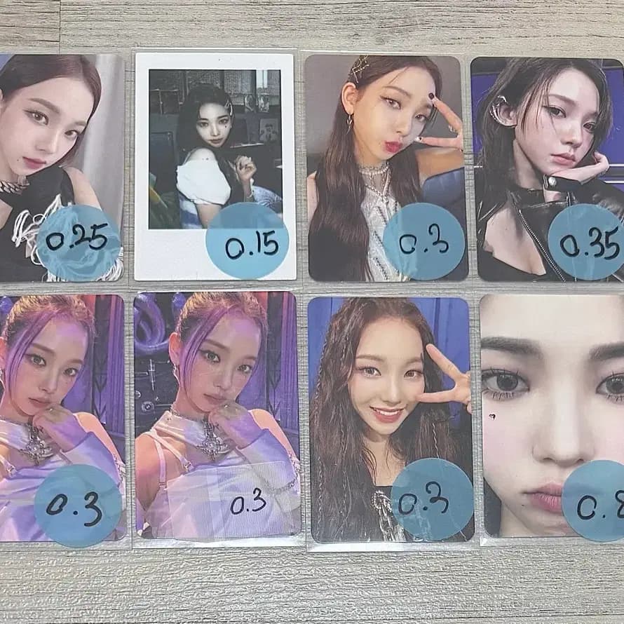 에스파 포카 포토카드 카리나 윈터 지젤 닝닝 판매 3