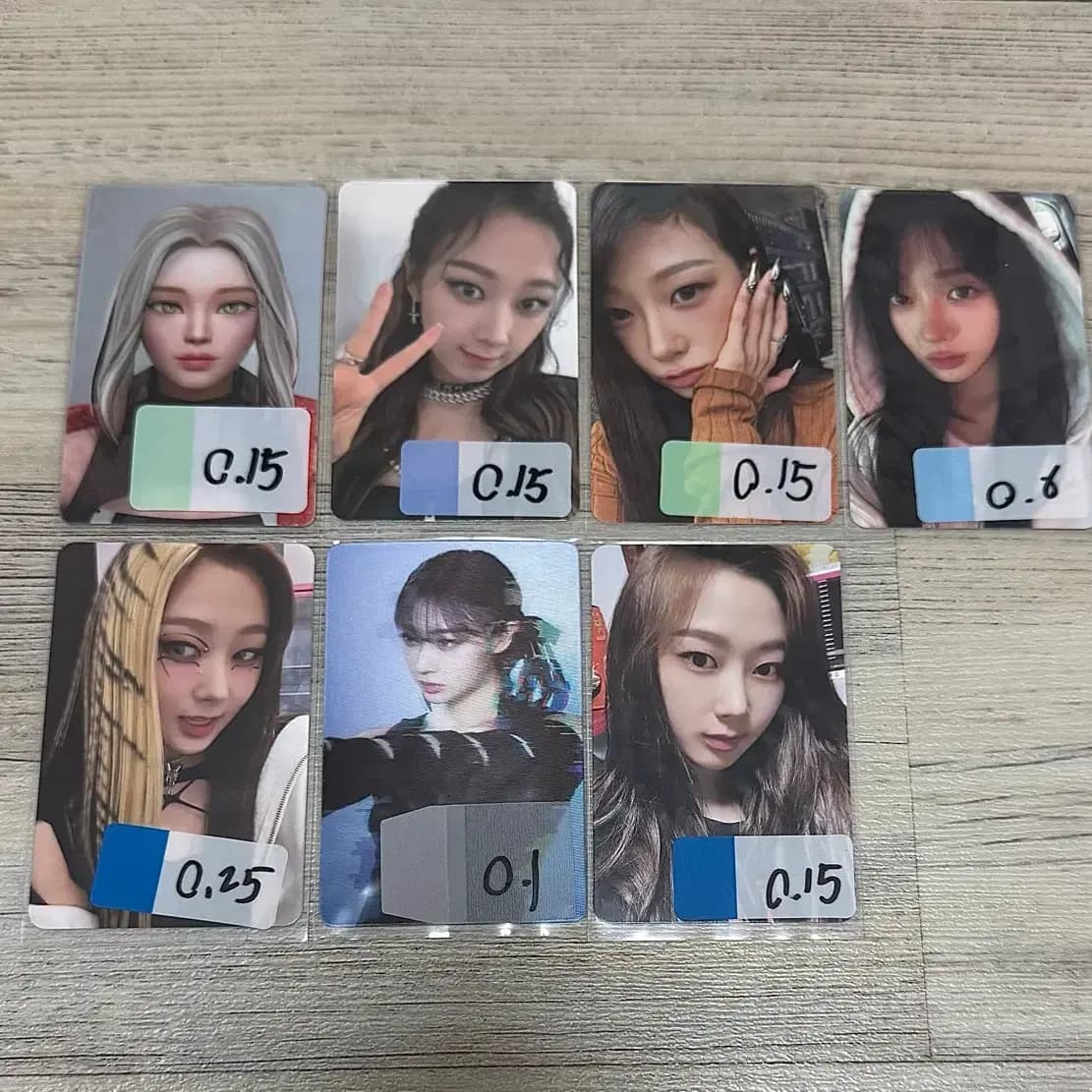 에스파 포카 포토카드 카리나 윈터 지젤 닝닝 판매 4