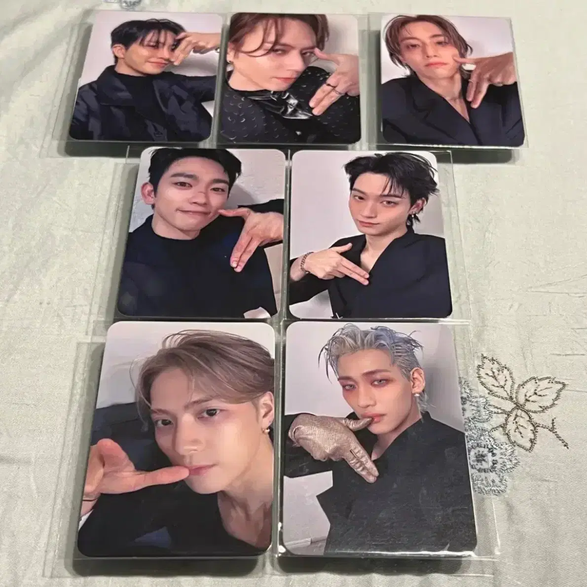갓세븐 WINTER HEPTAGON  알라딘 특전 포토카드 7장
