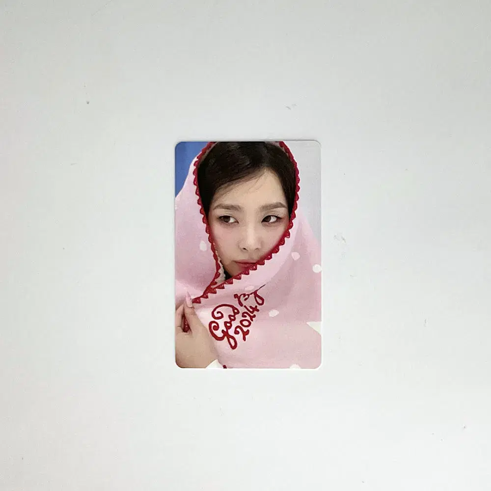 레드벨벳 슬기 2024 핑크 크리스마스 포토카드 포카 1