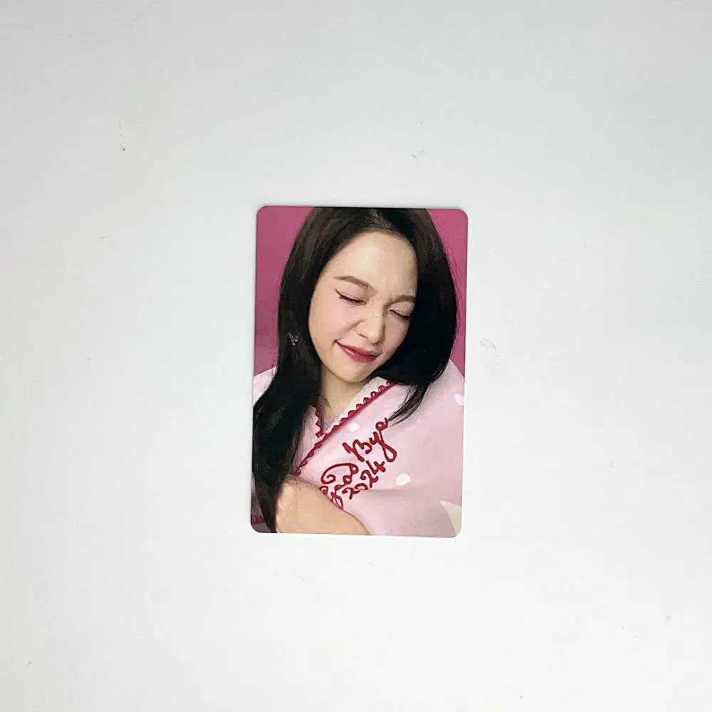 레드벨벳 예리 2024 핑크 크리스마스 포토카드 포카 1