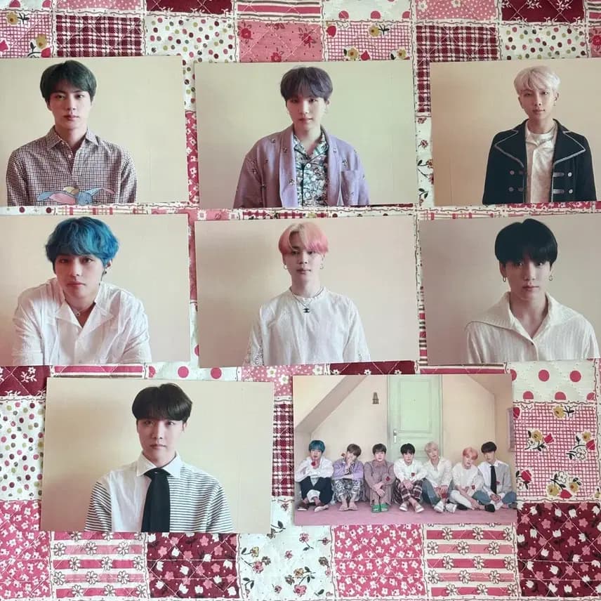 방탄 페르소나 공방 포카 작은 것들을 위한 시 알엠진슈가제이홉뷔지민정국