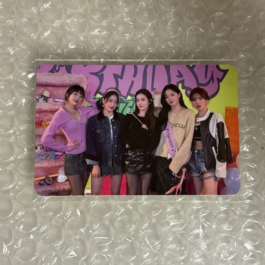 레드벨벳 reve festival birthday 언박싱 단체 포카