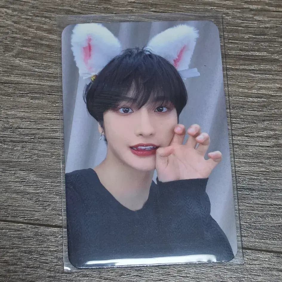 에이티즈 성화 메이크스타 고양이귀 포카 미공포 바운시 outlaw 1