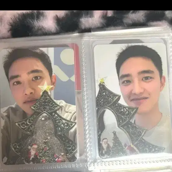 EXO 디오 도경수 크리스마스 포토카드 포카