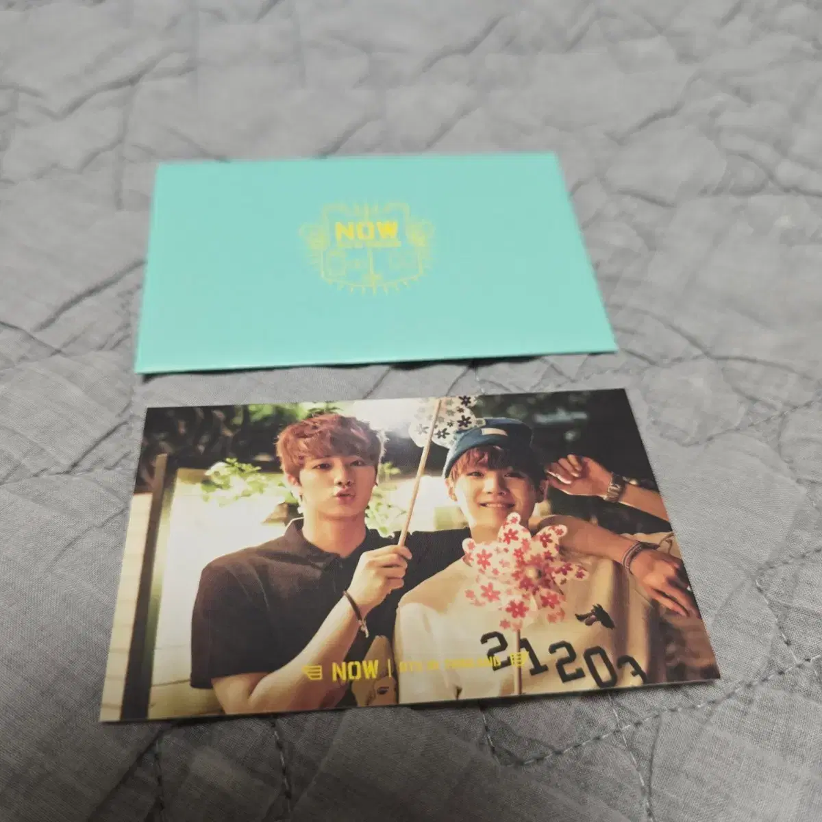 방탄 나우1 초판포카 슈가 진 양도.  bts now1. 윤기 석진유닛