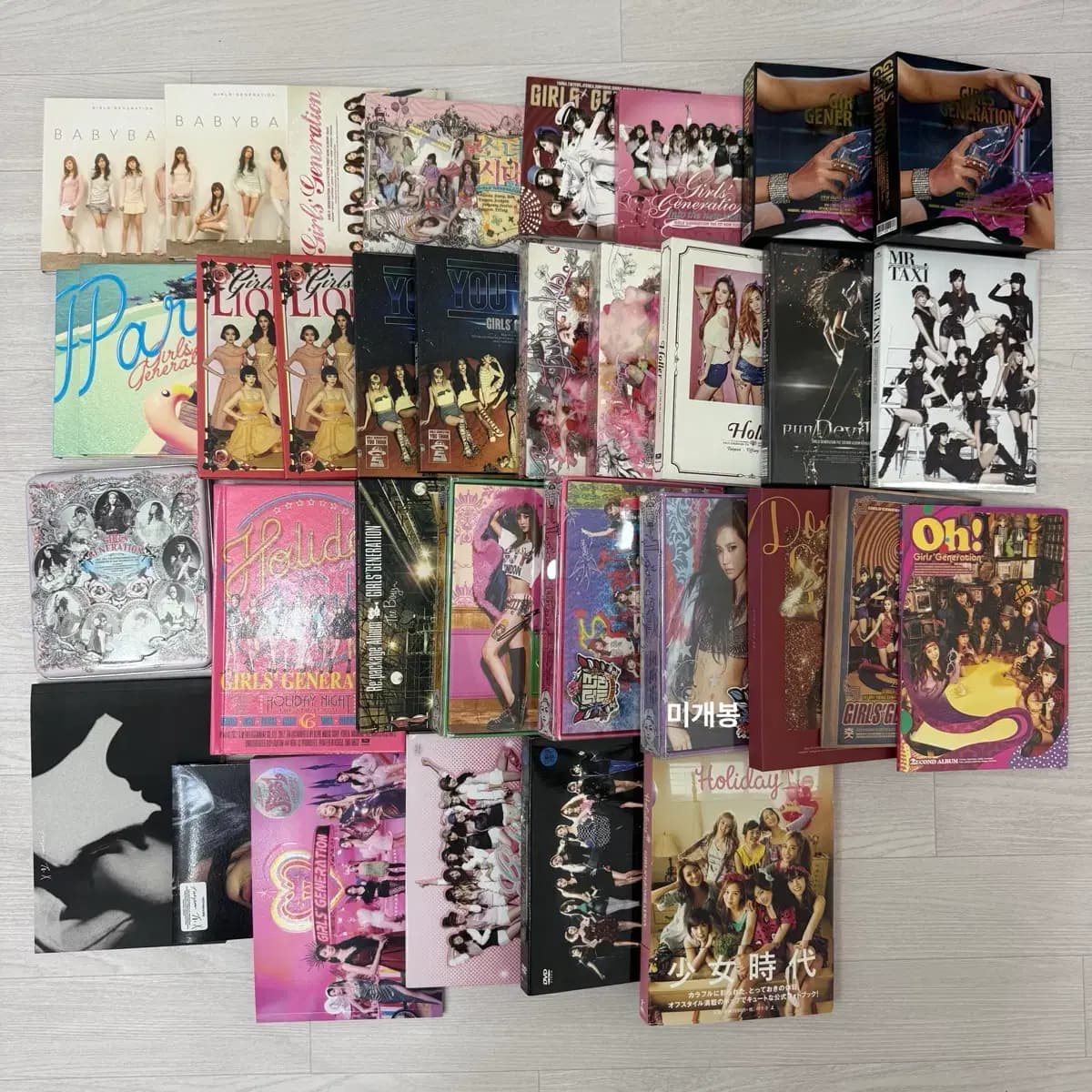 소녀시대 굿즈, 포카, 앨범 태연 써니 티파니 효연 유리 수영 윤아 서현 2