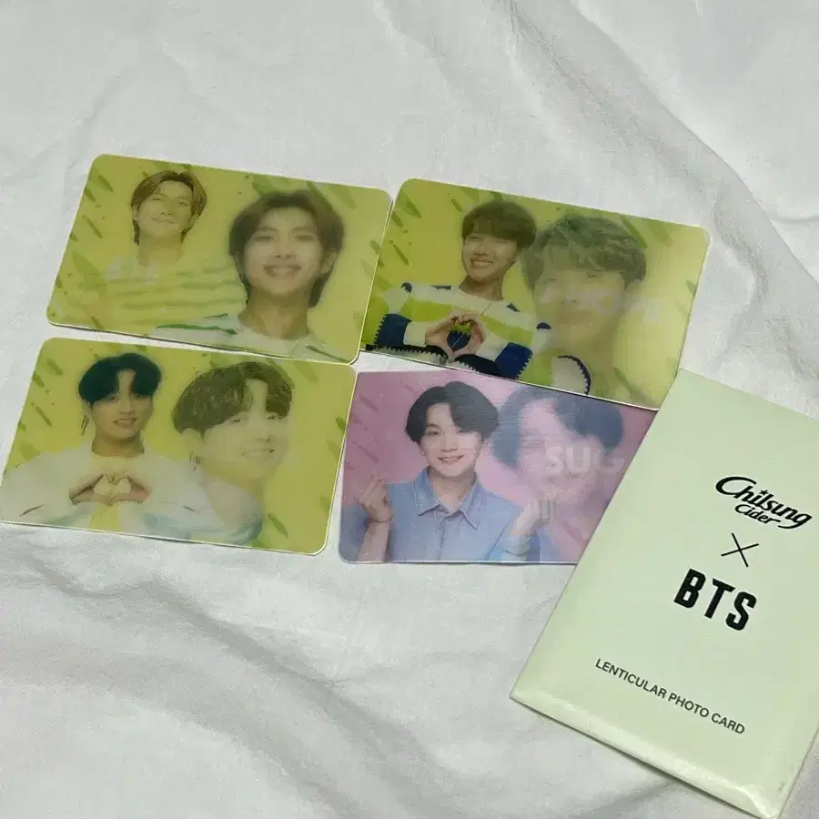 방탄소년단 BTS 칠성사이다 렌티큘러 포카 포토카드