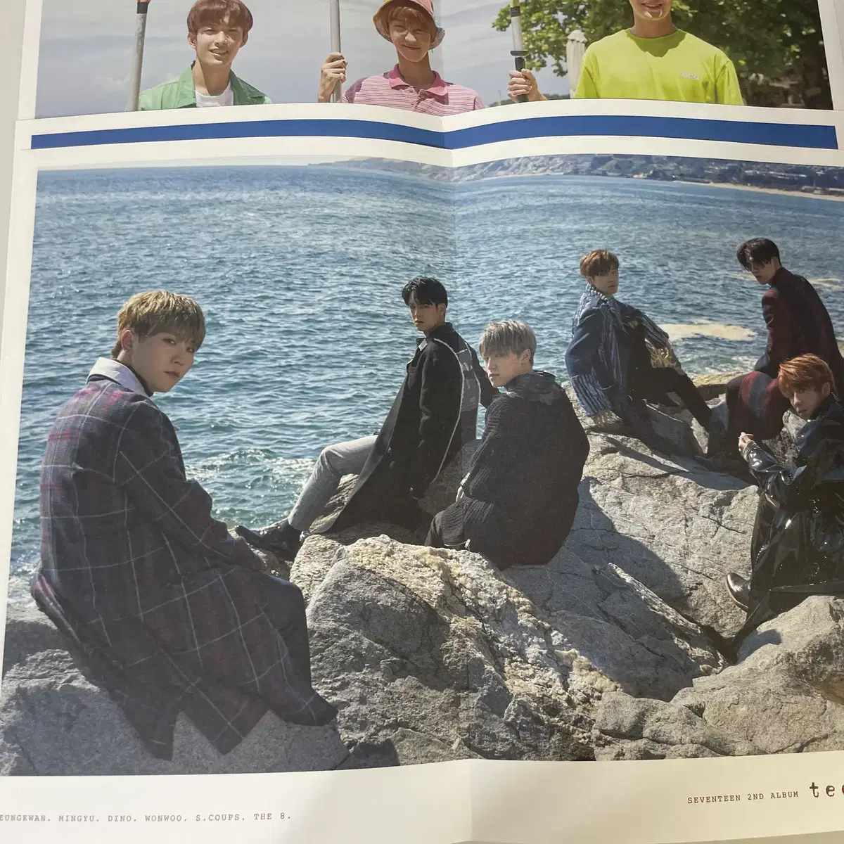 세븐틴 틴에이지 원우, 민규, 우지, 준, 버논 포카 및 구성품 8