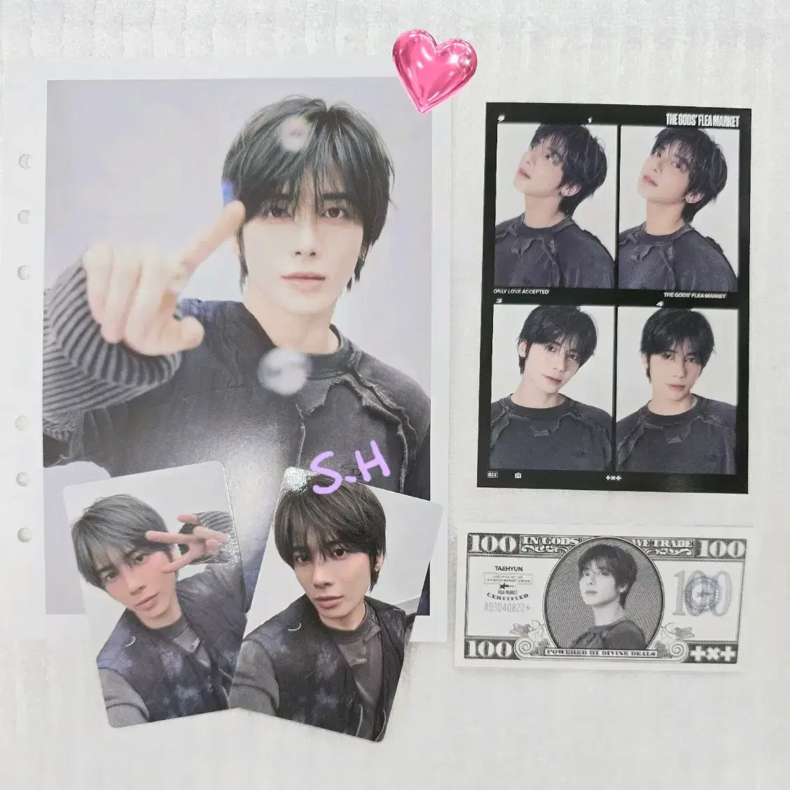 TXT 투바투 2026 데코키트 태현 포카 스티커