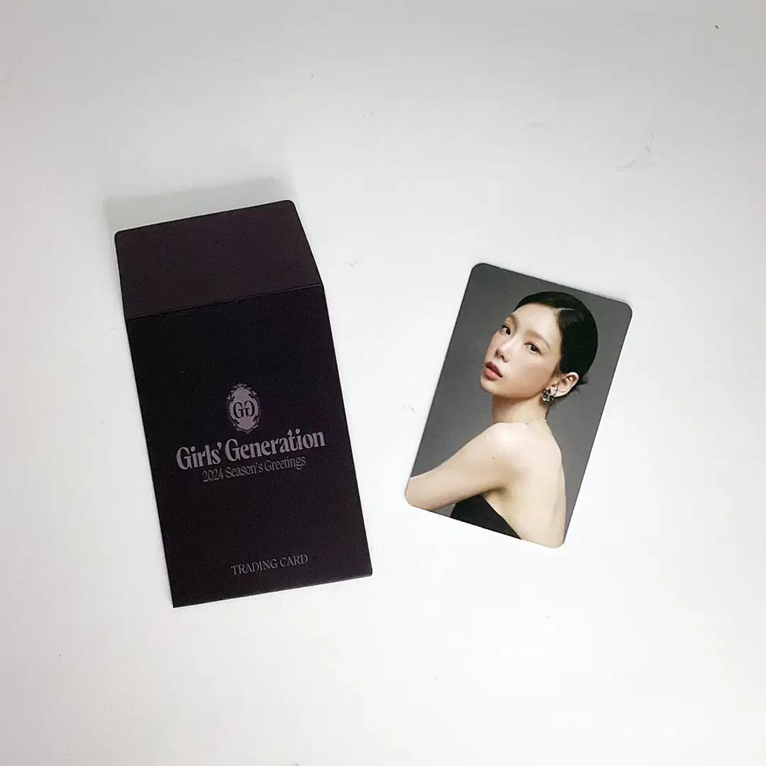 소녀시대 태연 2024 시즌그리팅 시그 포토카드 포카
