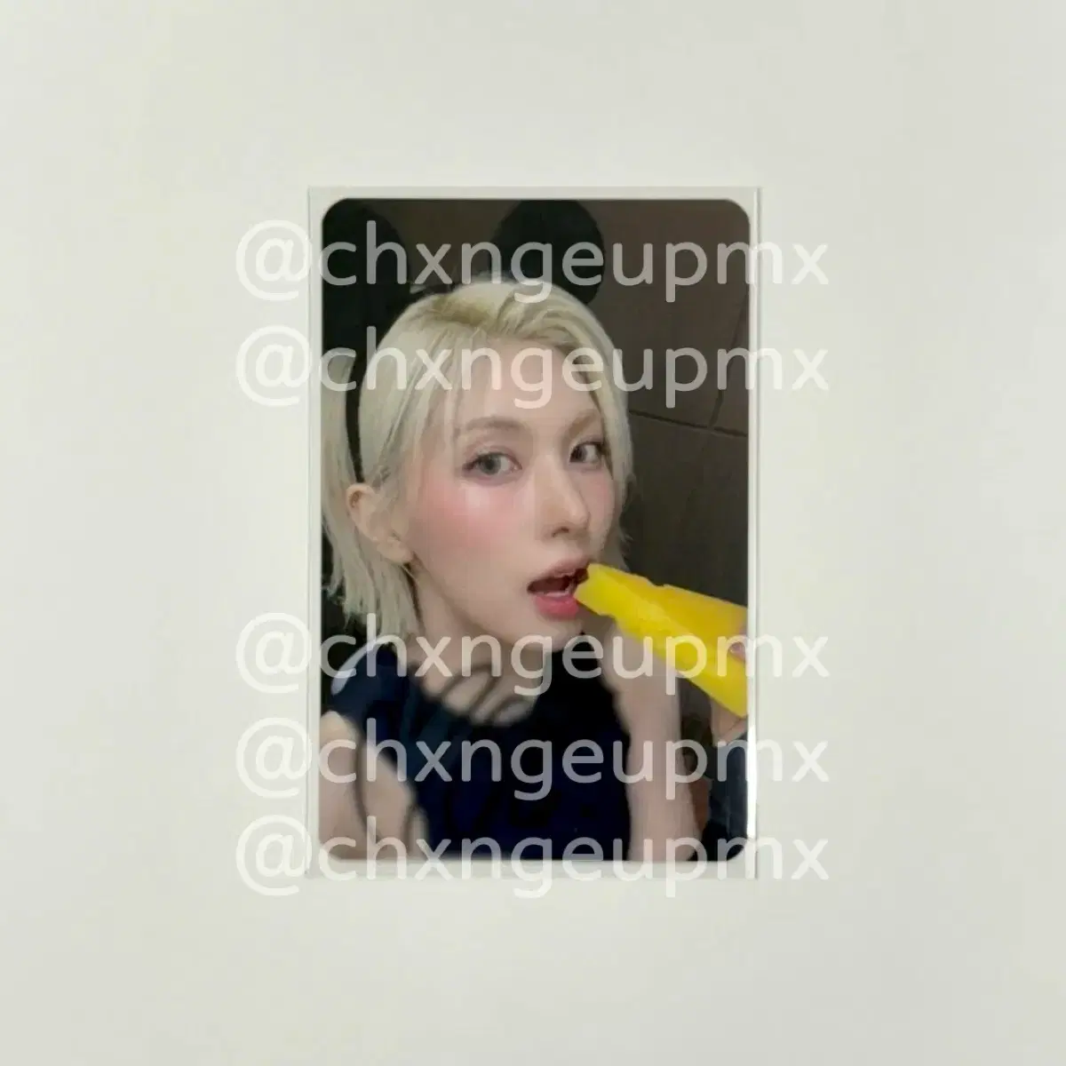 엔믹스 배이 싸인 포토카드