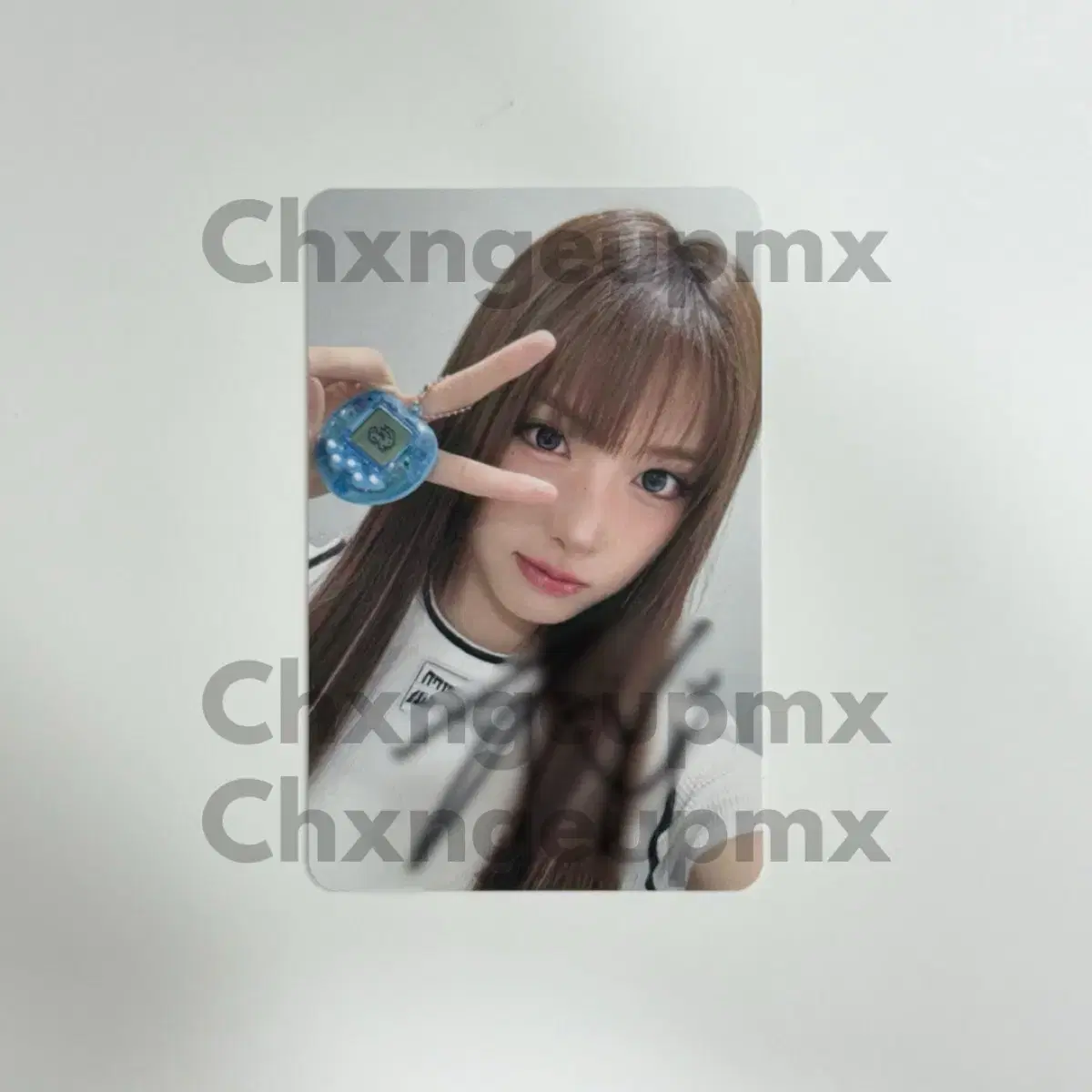 엔믹스 지우 싸인포토카드 다마고치