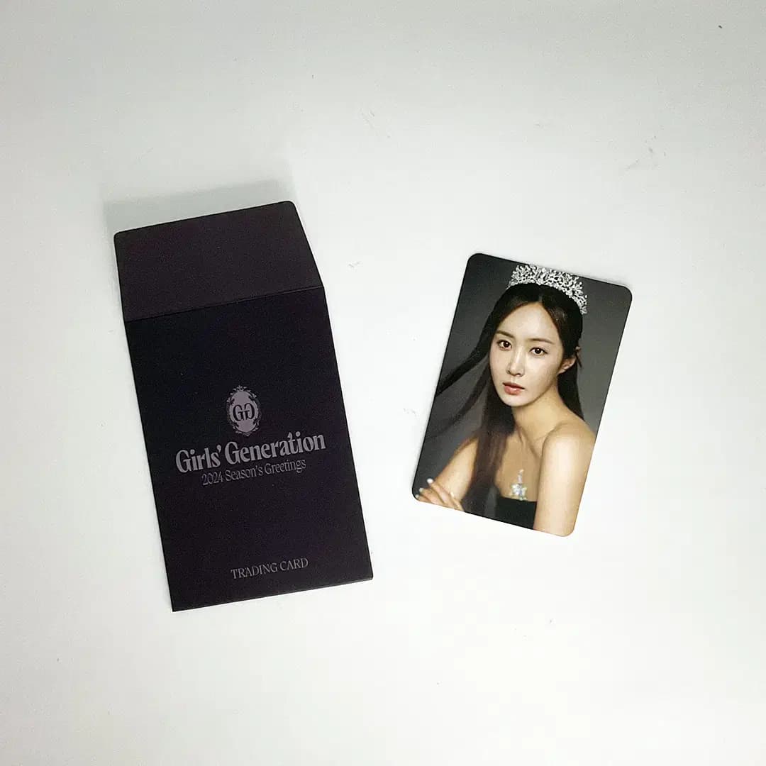 소녀시대 유리 2024 시즌그리팅 시그 포토카드 포카 1