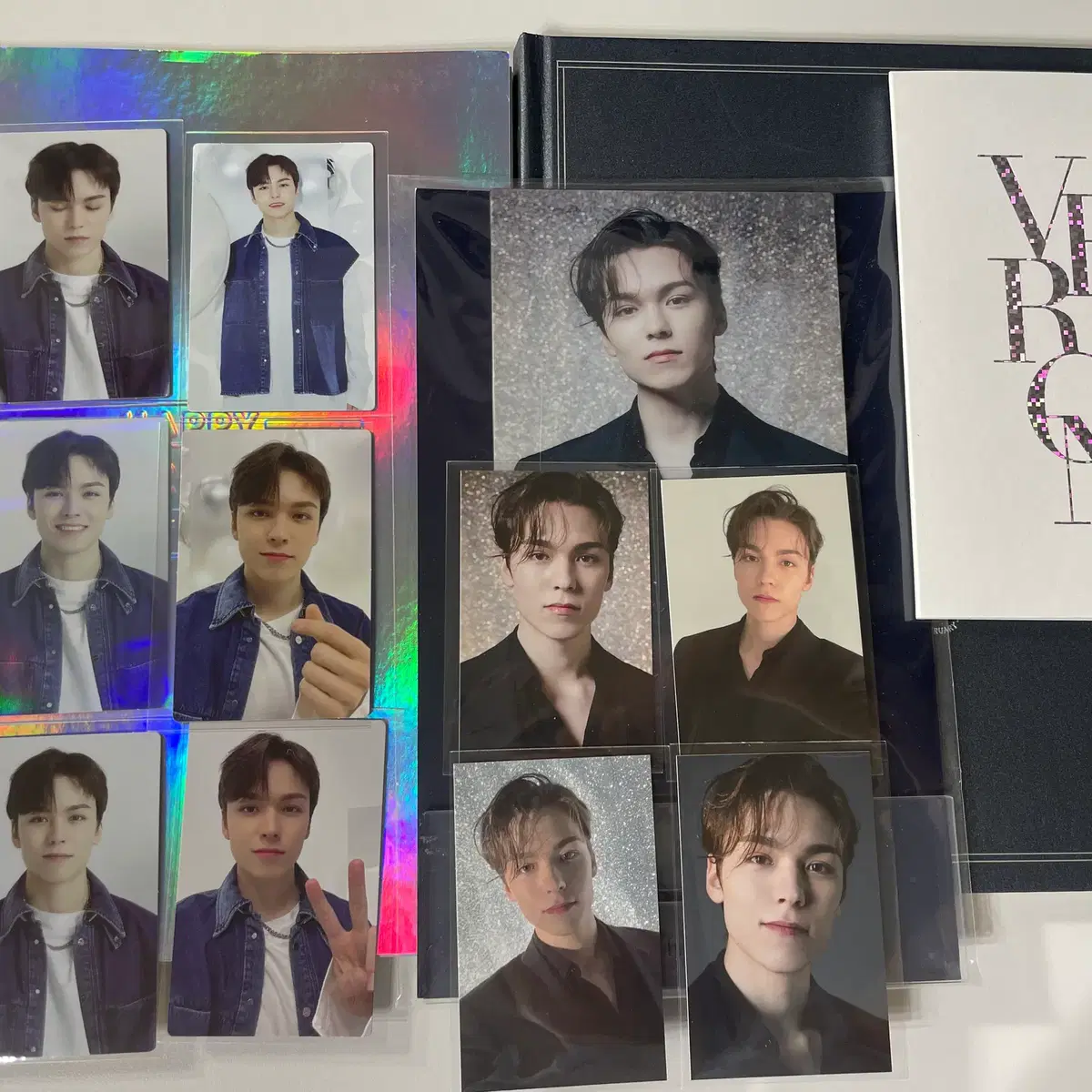 세븐틴 버논 생박 1,2 버전(포카, 포토북 등)