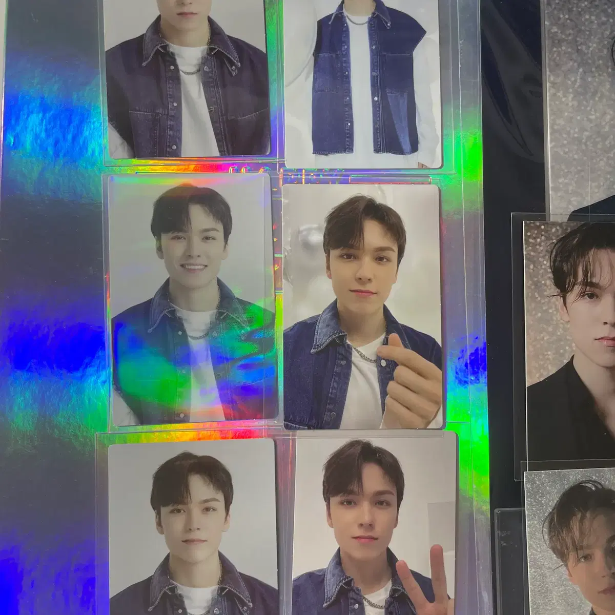 세븐틴 버논 생박 1,2 버전(포카, 포토북 등) 3