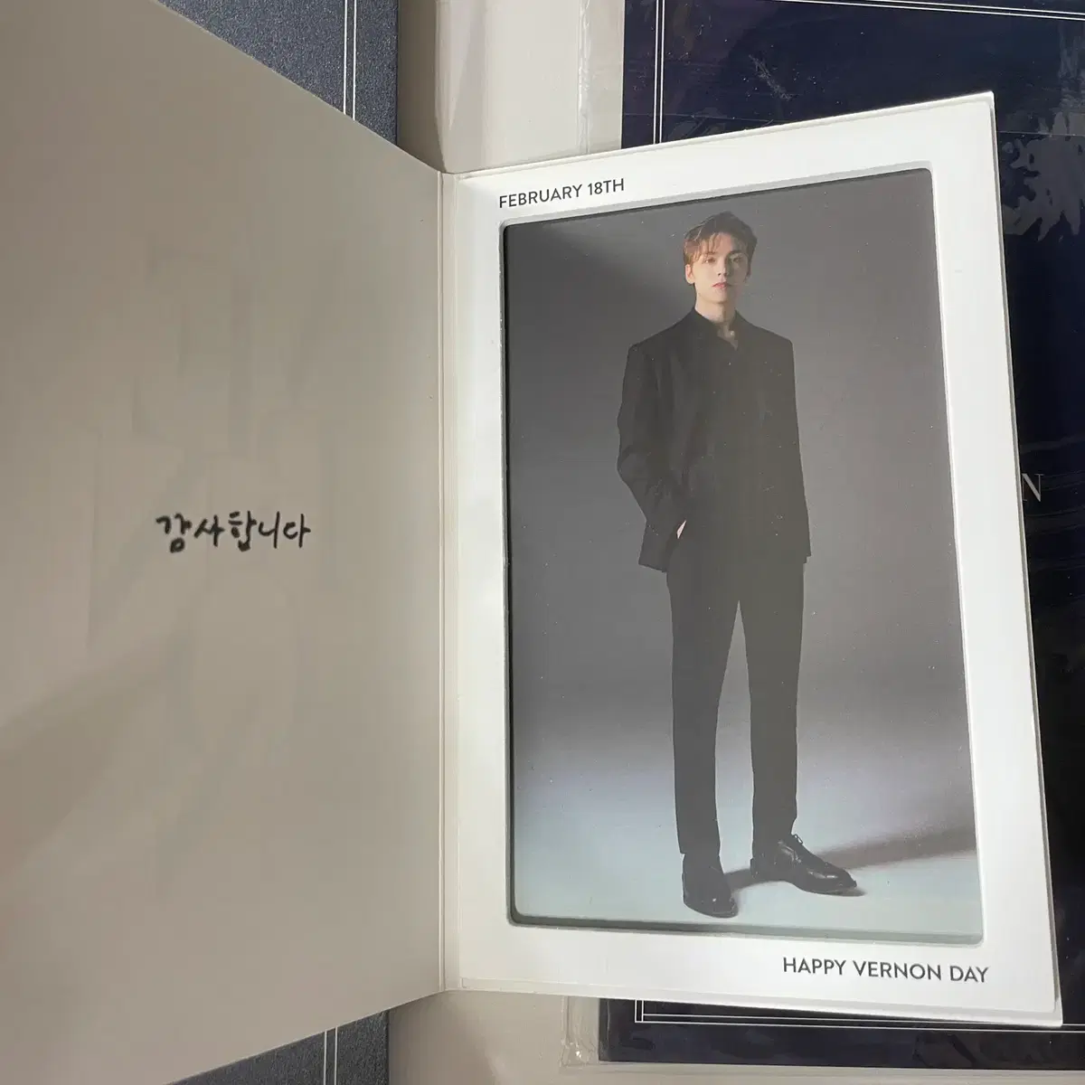 세븐틴 버논 생박 1,2 버전(포카, 포토북 등) 4