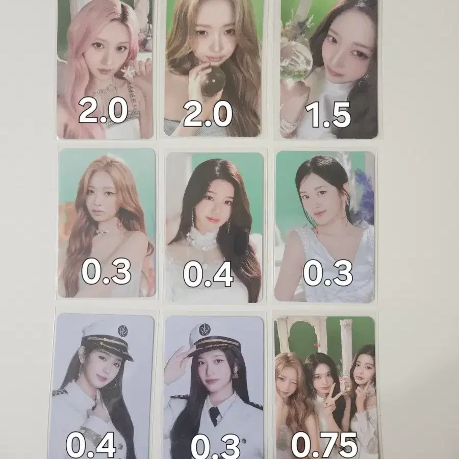 아이브 팬콘서트 랜덤포카팩리바이브엠디MD유닛원영유진리즈이서가을레이목걸이
