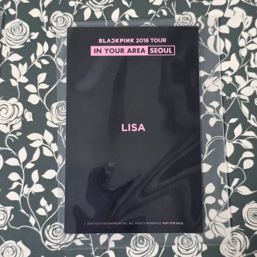 블랙핑크 블핑 포토카드 포카 리사 Lisa 2018 서울 투어 DVD 2