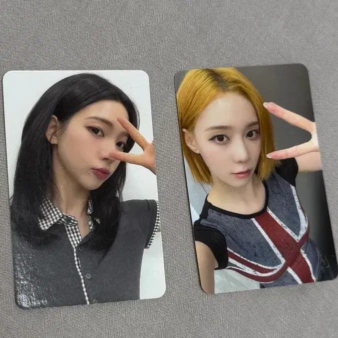 에스파 레모네이드 애플뮤직 미공포 카리나지젤윈터닝닝레몬에이드분철팝업 1