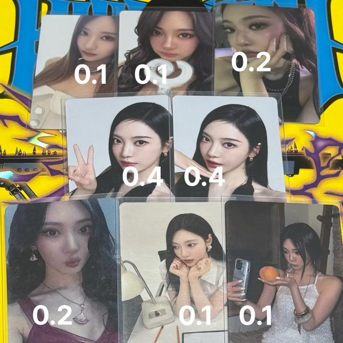 전멤버 다 있어요) 에스파 포카 판매 7
