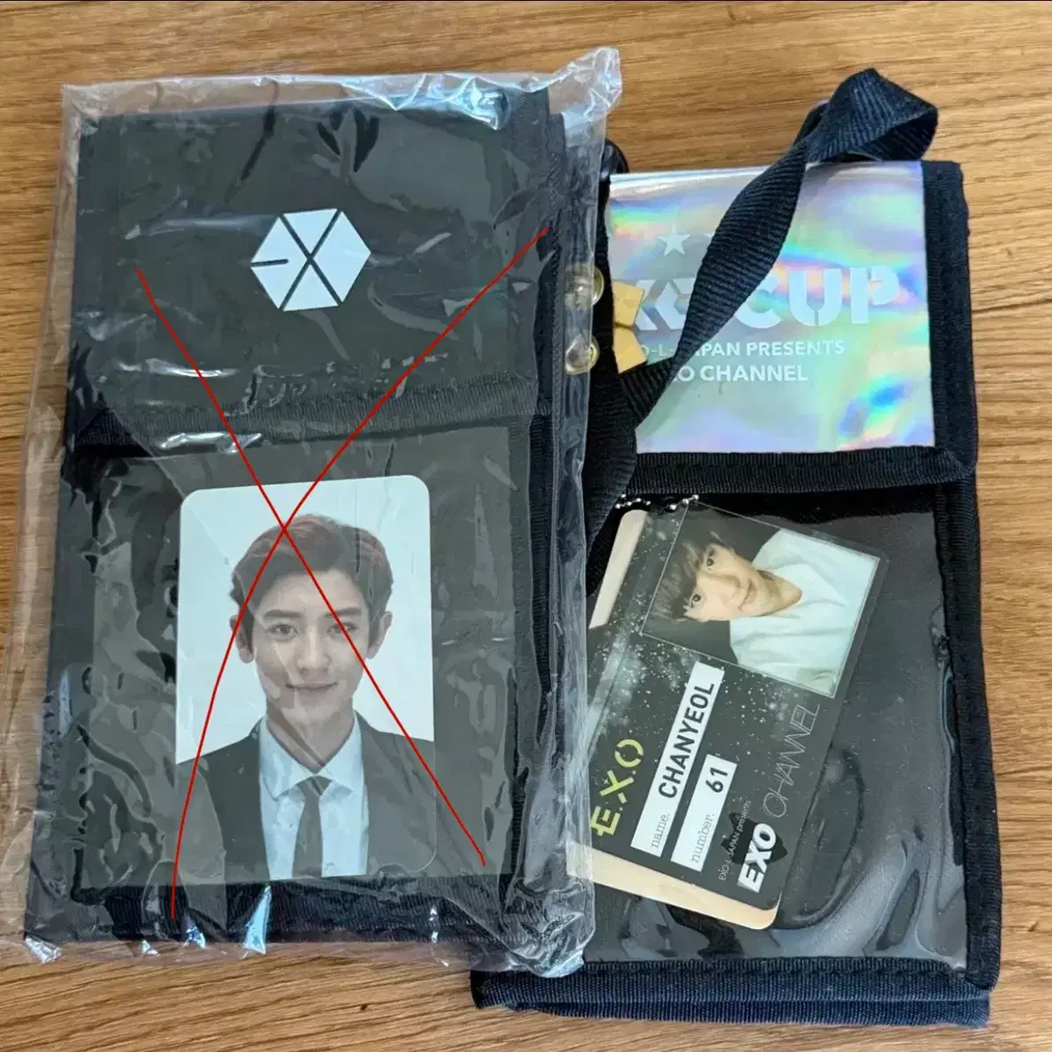 EXO 찬열 포토카드 파우치