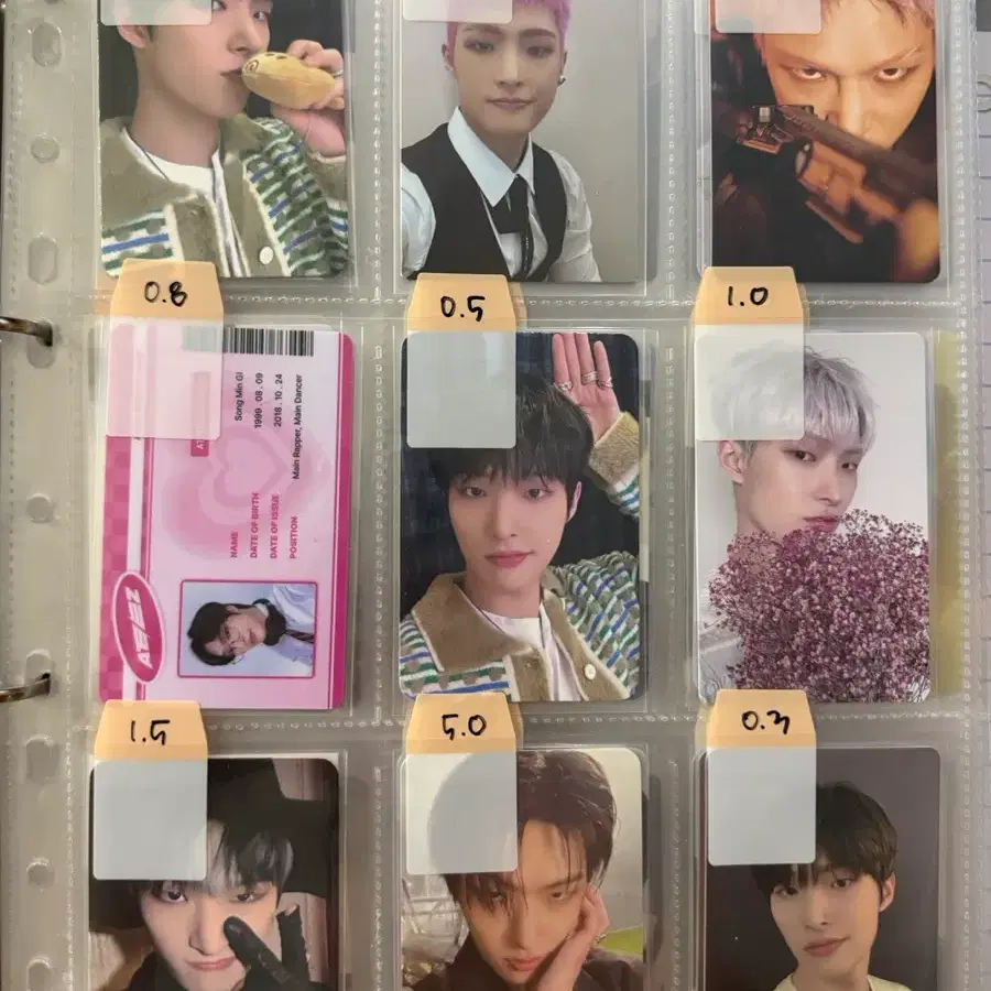 에이티즈 송민기 민기 뿅밍이 애니티즈 포카 미공포 포토카드 팝업 공방 8