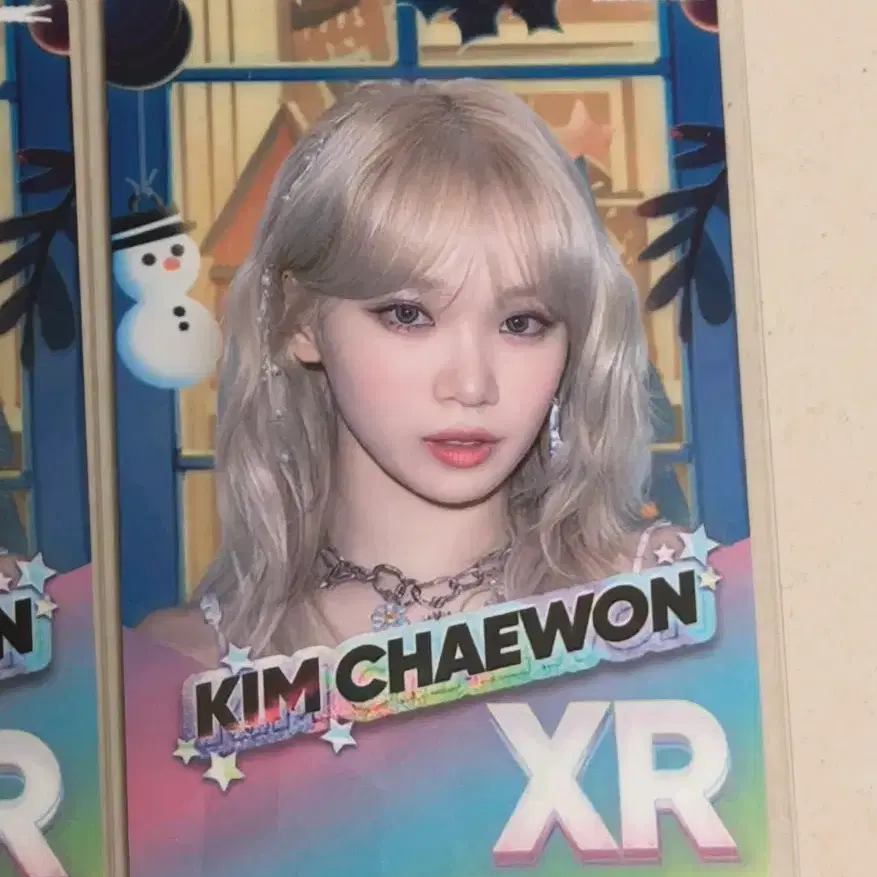 르세라핌 리듬하이브 김채원 포토카드 XR 1장