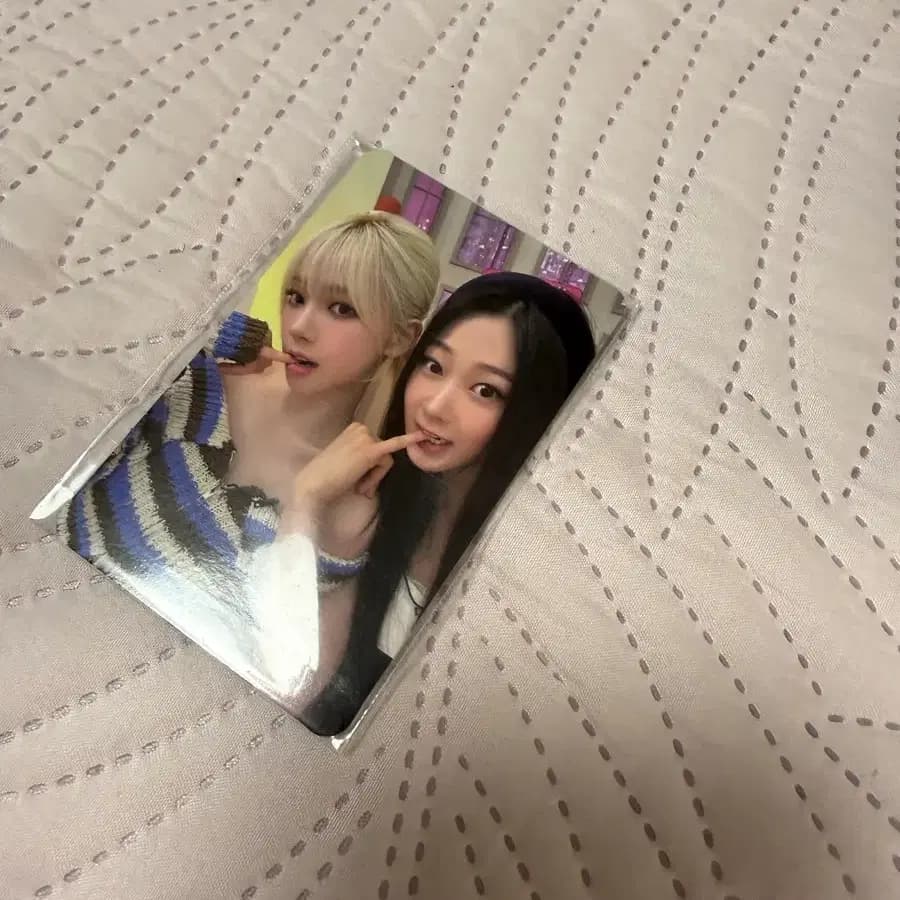 에스파 카리나 지젤 스파이시 마이월드 언박싱 유닛 포카