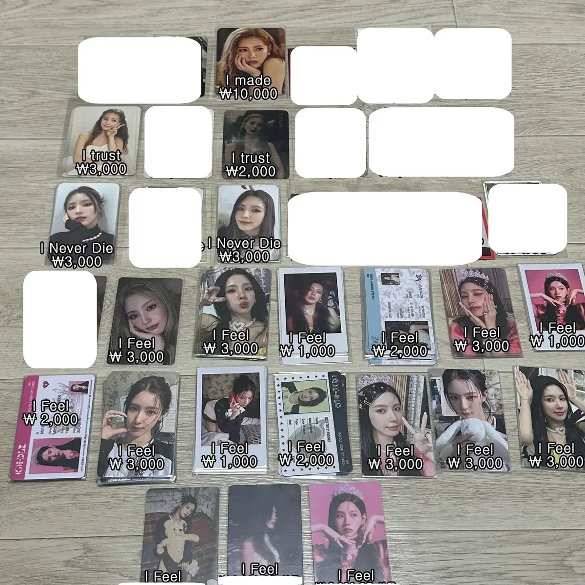 아이들 미연이 포카 판매합니다 (여자아이들) 2