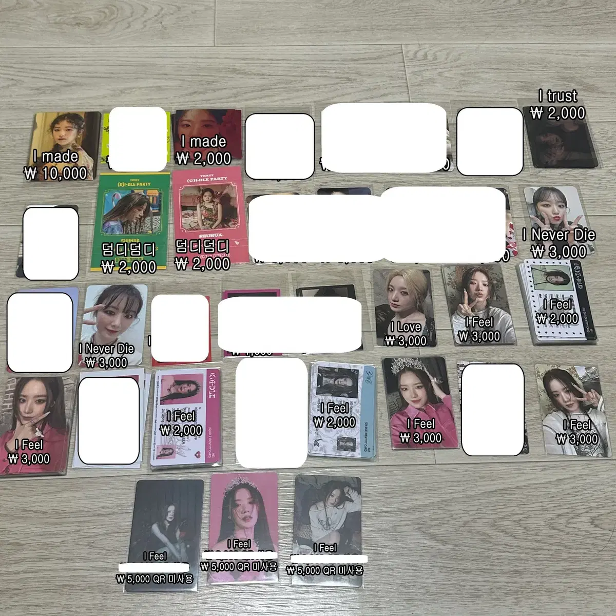 아이들 슈화 포카 판매합니다 (여자아이들) 2