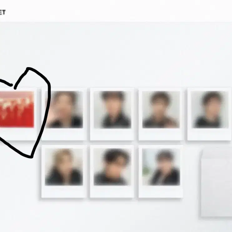 단체) 방탄 BTS 613 페스타 아리랑 LP 바이닐 단체 포카 분할 분