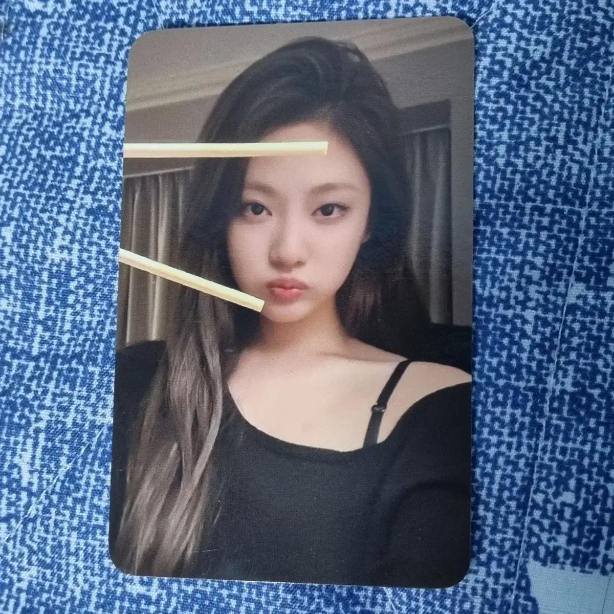 에스파 닝닝 마이월드 포카