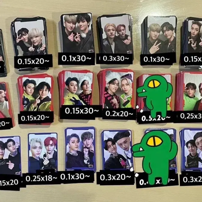 스키즈 스트레이키즈 포카 포토카드 방찬 리노 현진 필릭스 한 승민 아이엔 3