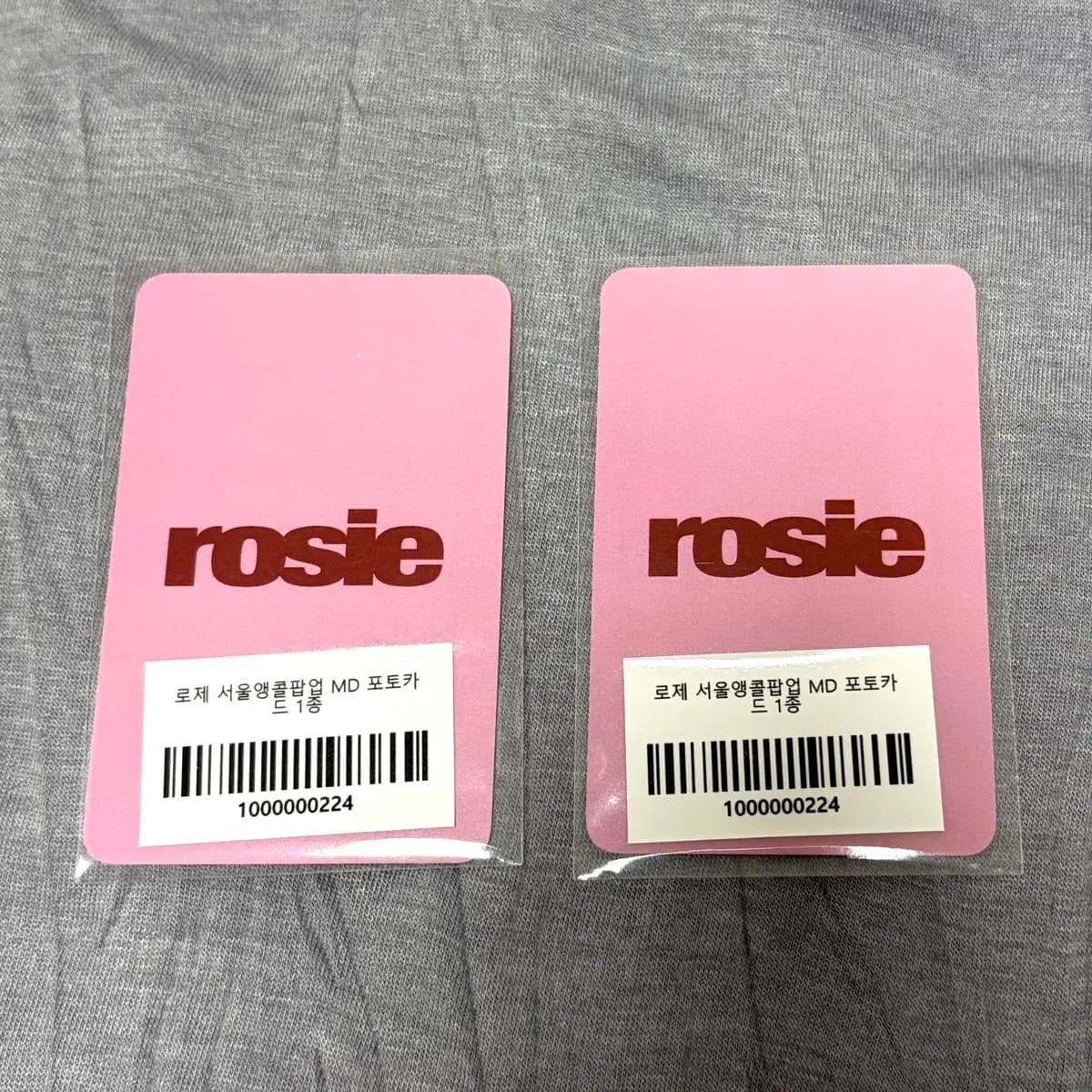 블랙핑크 블핑 로제 서울앵콜팝업 MD 포토카드 포카 판매합니다. 2