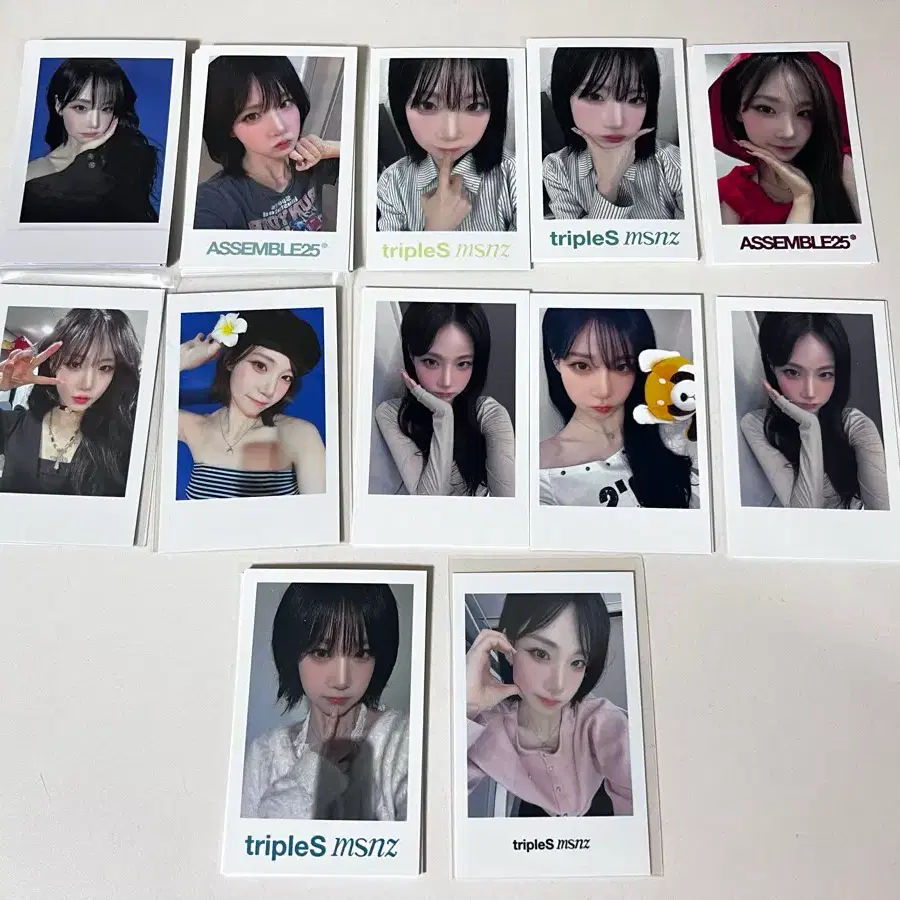 트리플에스 나경 유빈 카에데 다현 코토네 연지 포카 포토카드 미공포 1