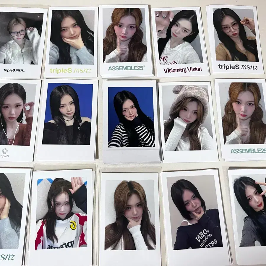 트리플에스 나경 유빈 카에데 다현 코토네 연지 포카 포토카드 미공포 2